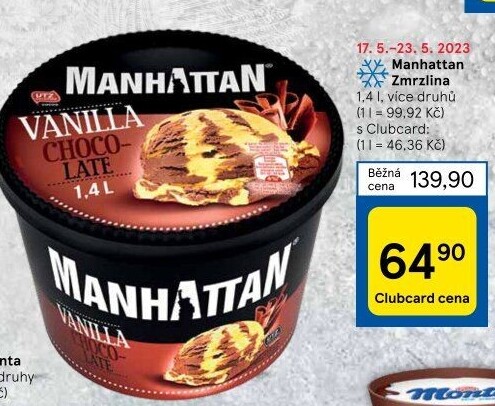 Zmrzlina v kelímku Manhattan Nestlé
