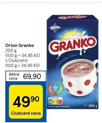 Instantní kakao Granko