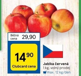 Jablka červená