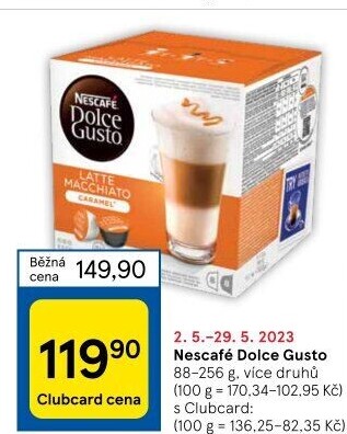 Kapsle Dolce Gusto Nescafé