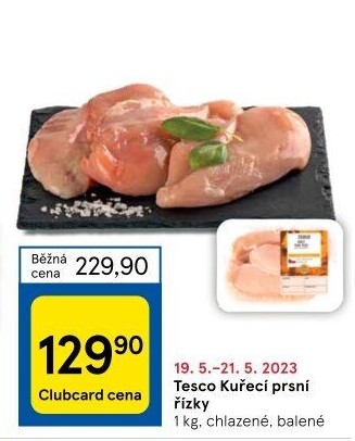 Kuřecí prsní řízky Tesco
