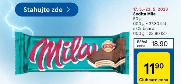 Oplatky Mila Sedita