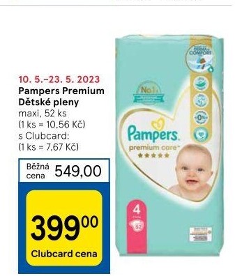 Pleny dětské Pampers Premium Care