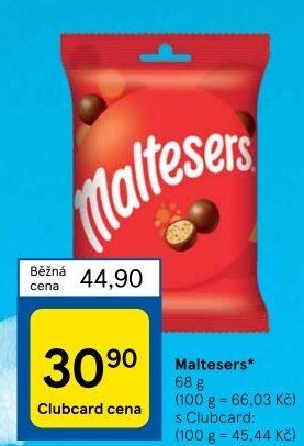 Pralinky čokoládové Maltesers