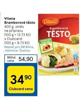 Těsto bramborové v prášku Vitana