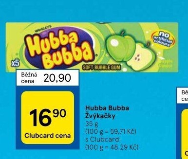 Žvýkačky Hubba Bubba