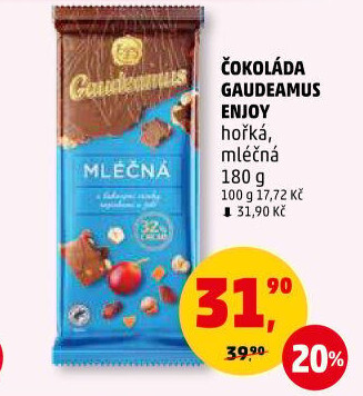 Čokoláda Gaudeamus Enjoy