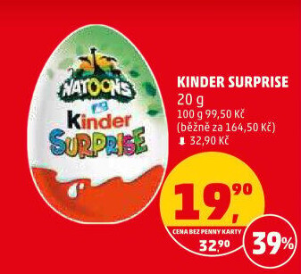 Čokoládové vajíčko s překvapením Kinder Surprise