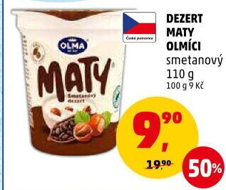 Dezert Olmíci Maty Olma