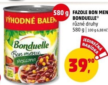 Fazole Bon Menu Bonduelle