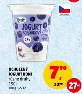 Jogurt ochucený Boni