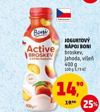 Jogurtový nápoj Boni
