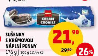 Krémové sušenky Penny