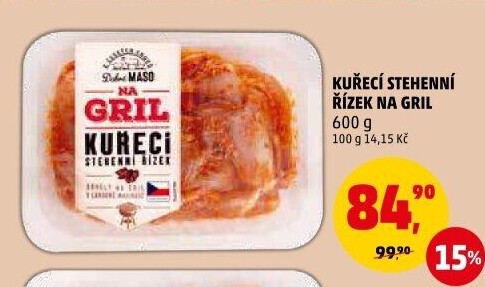 Marinovaný kuřecí stehenní řízek Na gril Penny