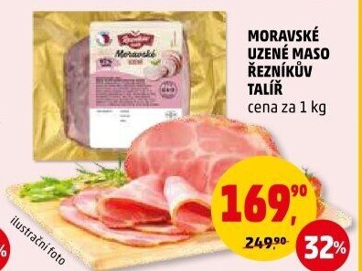 Moravské maso uzené Řezníkův talíř