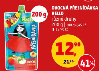 Ovocná kapsička Hello