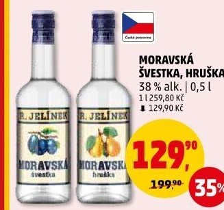 Pálenka Švestka Moravská Rudolf Jelínek