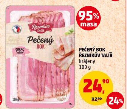 Pečený bok Řezníkův talíř