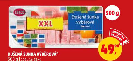 Šunka dušená výběrová LE&amp