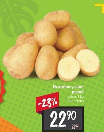 Brambory konzumní rané