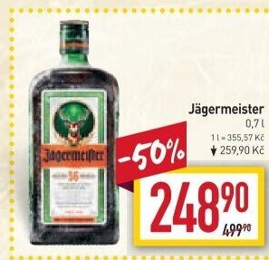 Bylinný likér Jägermeister