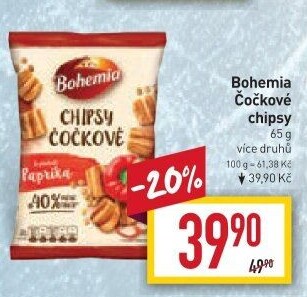 Čočkové chipsy Bohemia Chips