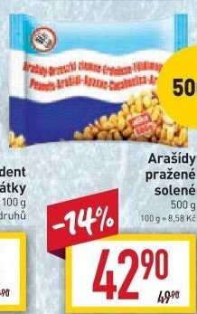Pražené arašídy Alika