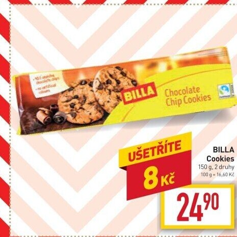 Sušenky Cookies Billa