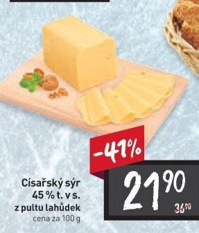 Sýr Císařský 45%