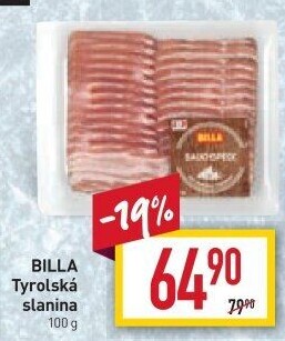Tyrolská slanina Billa