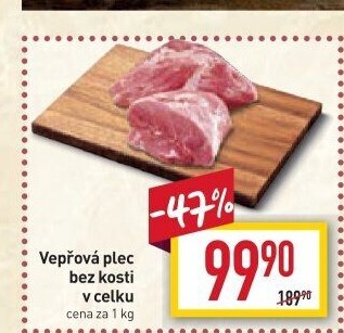 Vepřová plec bez kosti