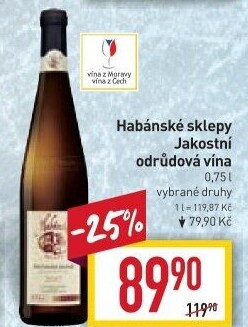 Vína Habánské sklepy