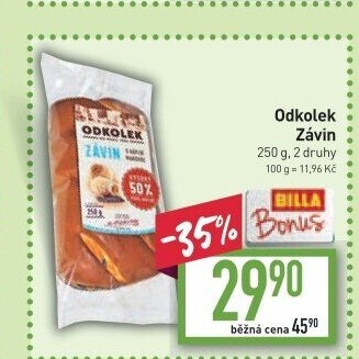 Závin s náplní Odkolek