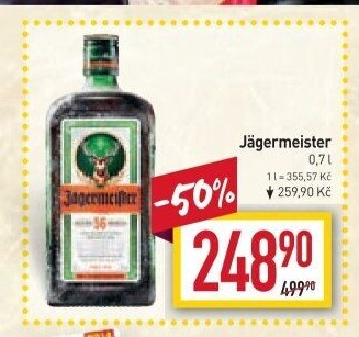 Bylinný likér Jägermeister
