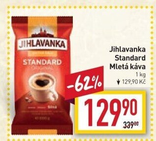 Mletá káva Standard Jihlavanka