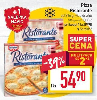 Pizza mražená Ristorante Dr. Oetker