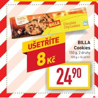 Sušenky Cookies Billa