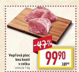 Vepřová plec bez kosti