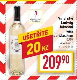 Víno Vinařství Ludwig - přívlastkové