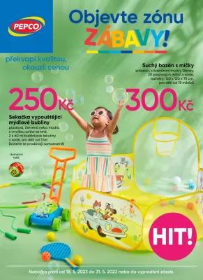 akční leták PEPCO 18.5.2023-31.5.2023