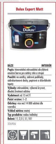 Barva interiérová Expert Matt Dulux