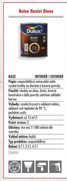 Barva Resist Gloss Dulux