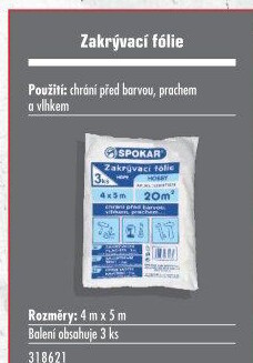 Fólie zakrývací Spokar