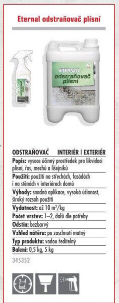 Odstraňovač plísní Eternal