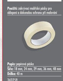 Papírová páska Ciret