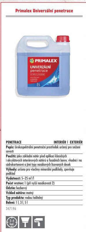 Penetrace univerzální Primalex