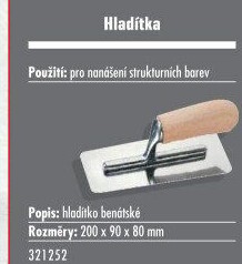 Zednické hladítko