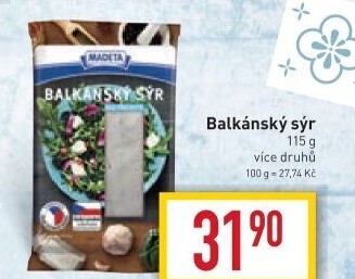 Balkánský sýr Madeta