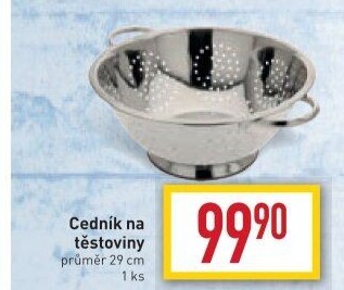 Cedník nerezový