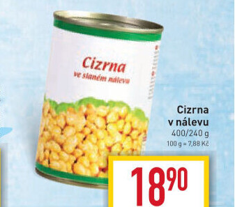 Cizrna - konzerva